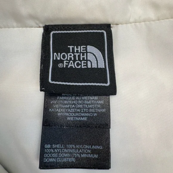 The North Face 550 Down Aconcagua Puffer Vest Womens L Brown Quilted - Picture 10 of 10